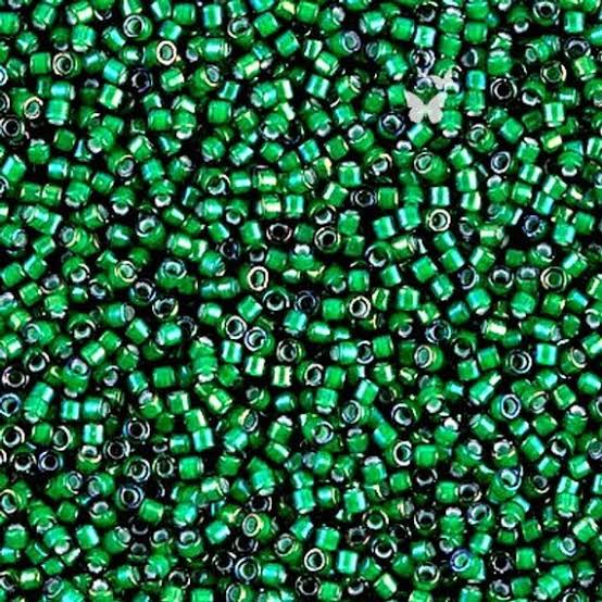 Mostacilla Miyuki Delica 11/0 DB1788 – Verde Esmeralda Satinado