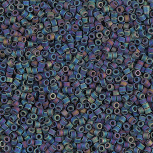 Mostacilla Miyuki Delica 11/0 DB871 – Mate Tornasol Oscuro