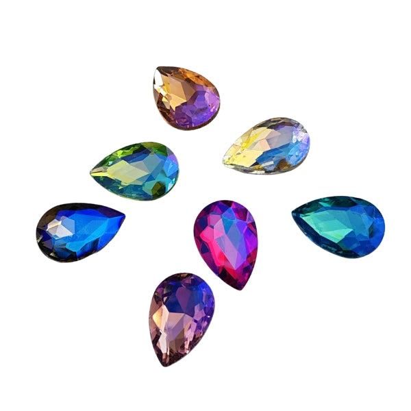 Cristales Gota Tornasol 20×30 mm