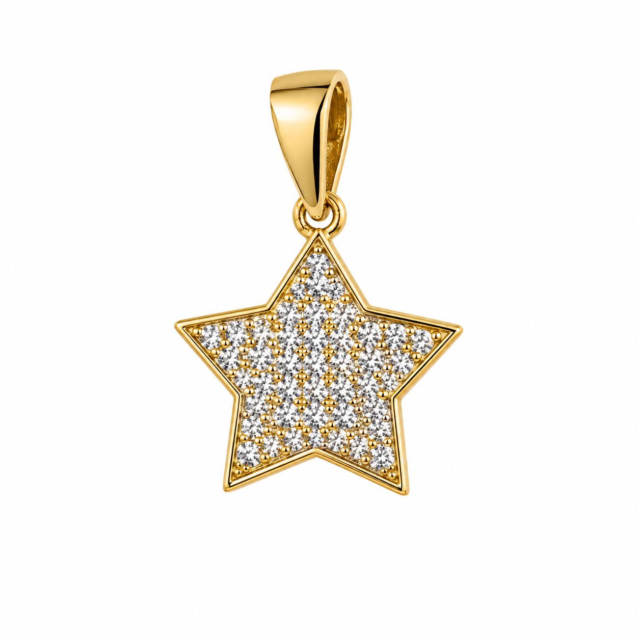 Colgante Stella – Enchapado en Oro de 14K
