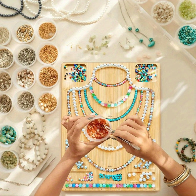 Tabla Medidora de Collares en Madera | Herramienta DIY