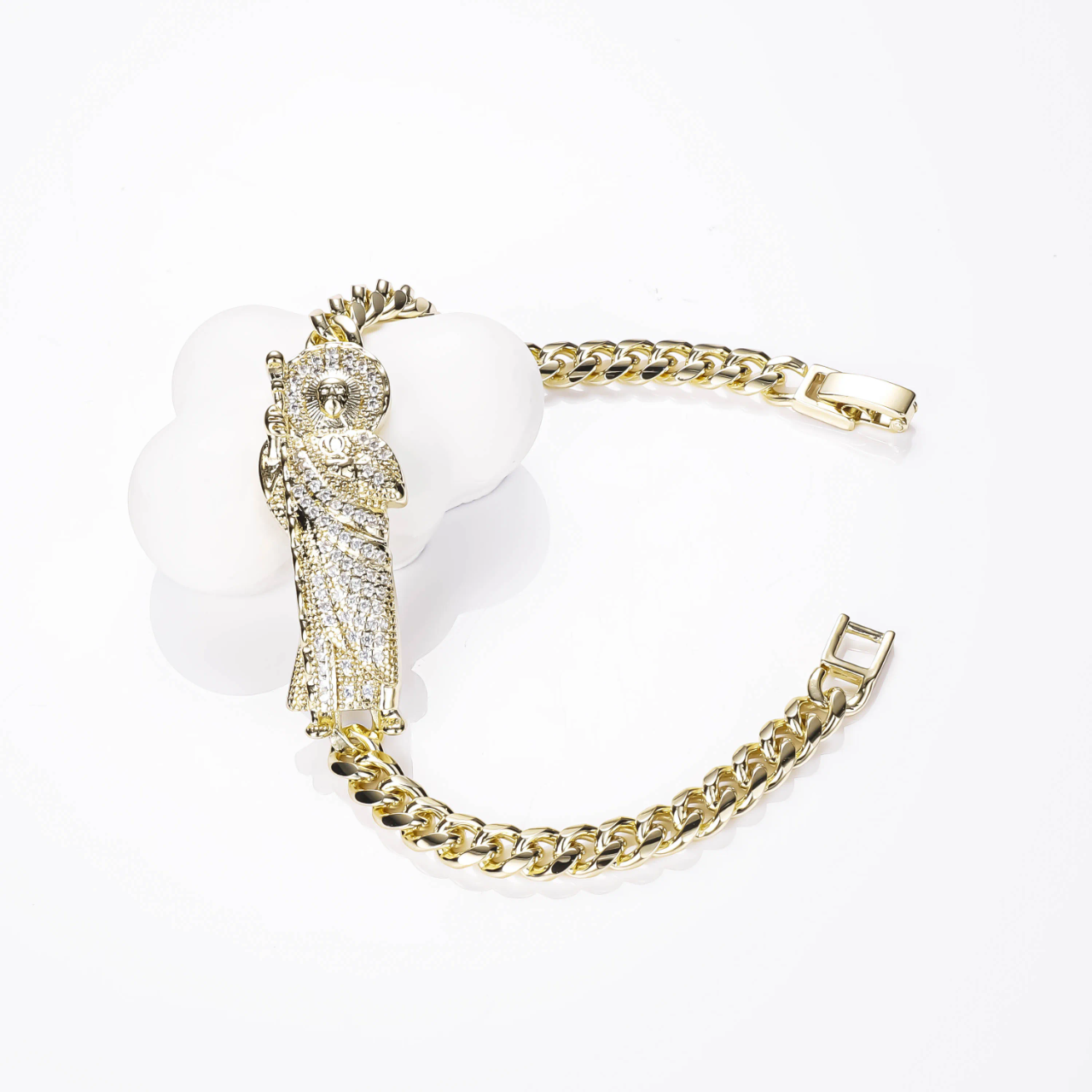 Pulsera San Judas – Oro Laminado 14K