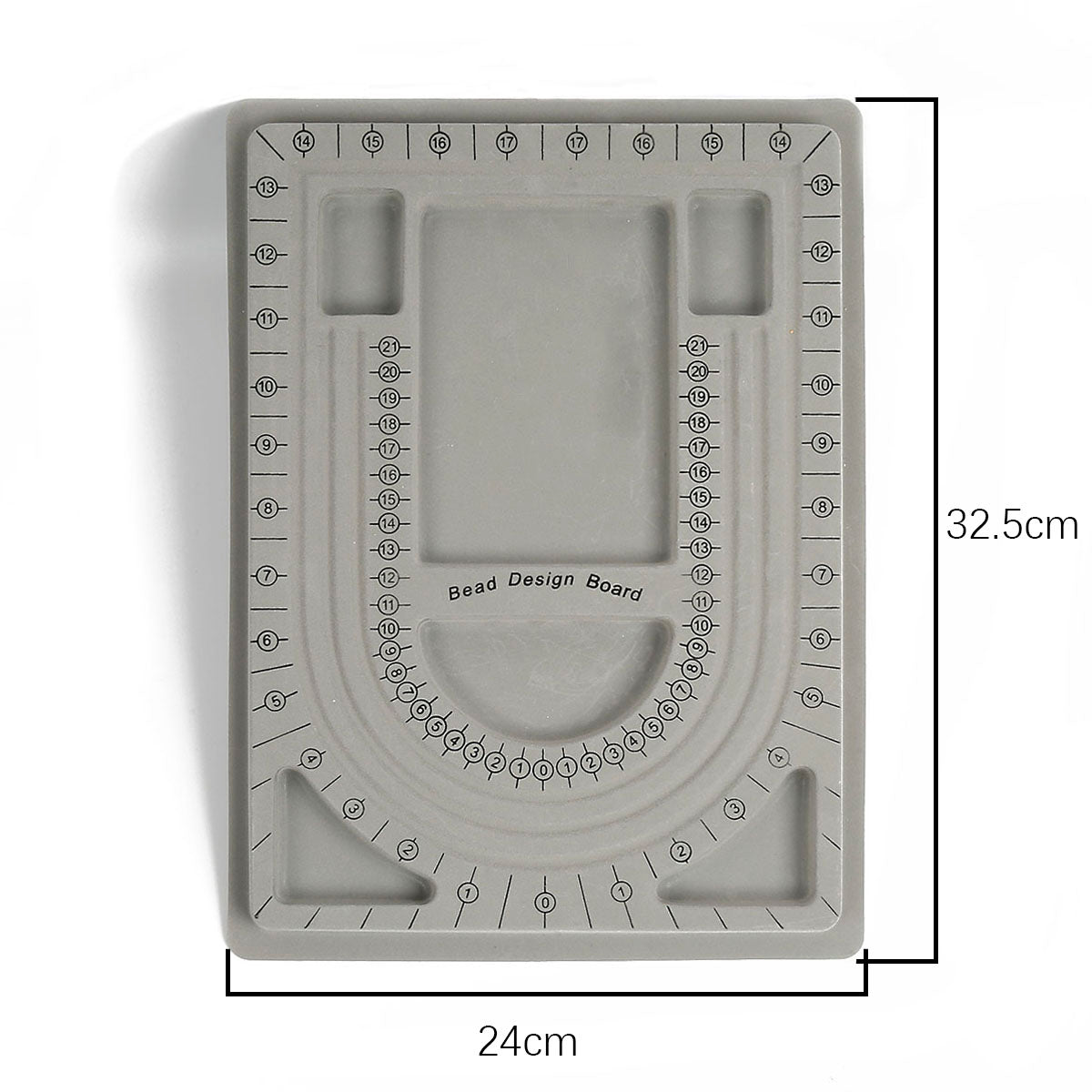 Tabla de Diseño para Bisutería – Bead Design Board con Medidas