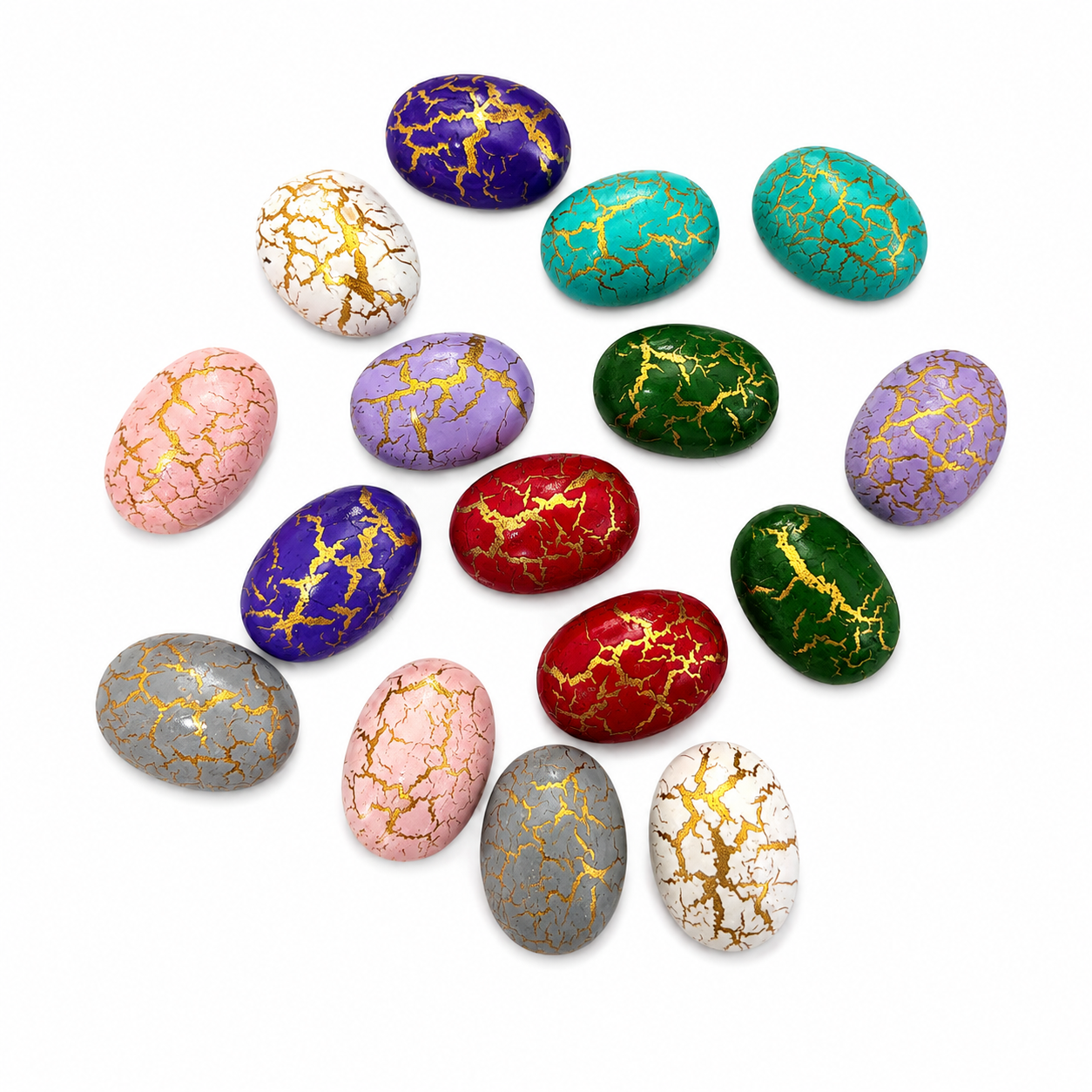 Ovaladas de Resina 13x18 mm – Colores Surtidos