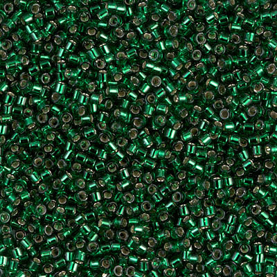 Mostacilla Miyuki Delica 11/0 DB148 – Verde Silverlined