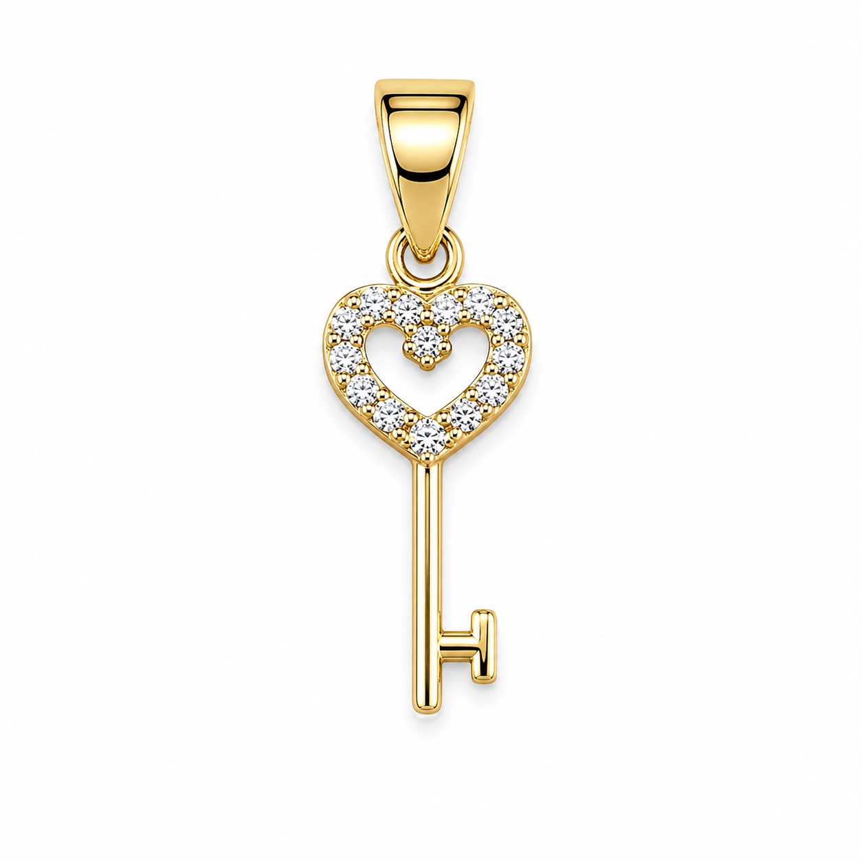 Dije Llave en Oro Laminado 14K – Abre lo que Amas