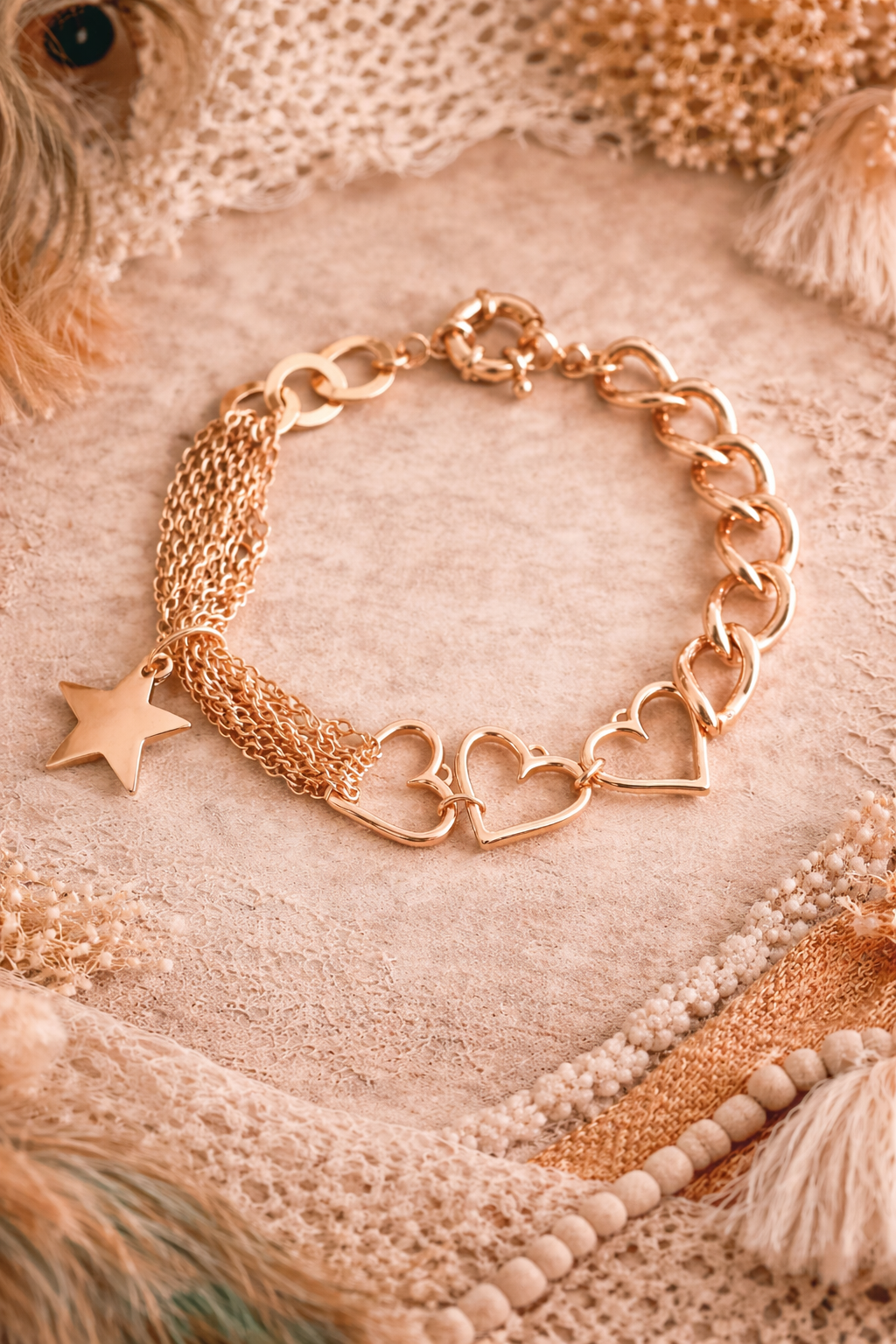 Pulsera Bellezza – Oro Laminado 14K