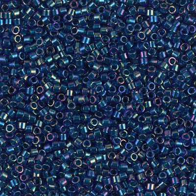 Mostacilla Miyuki Delica 11/0 DB1763 – Azul Marino Tornasol